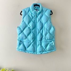 BABY BLUE PUFFER VEST